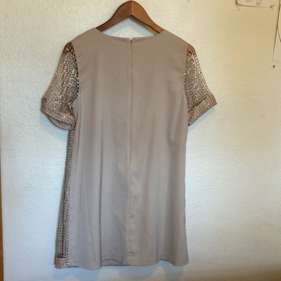 J.O.A. Women Dresses Mini, tunic style with small sequin squares size M - Picture 5 of 8